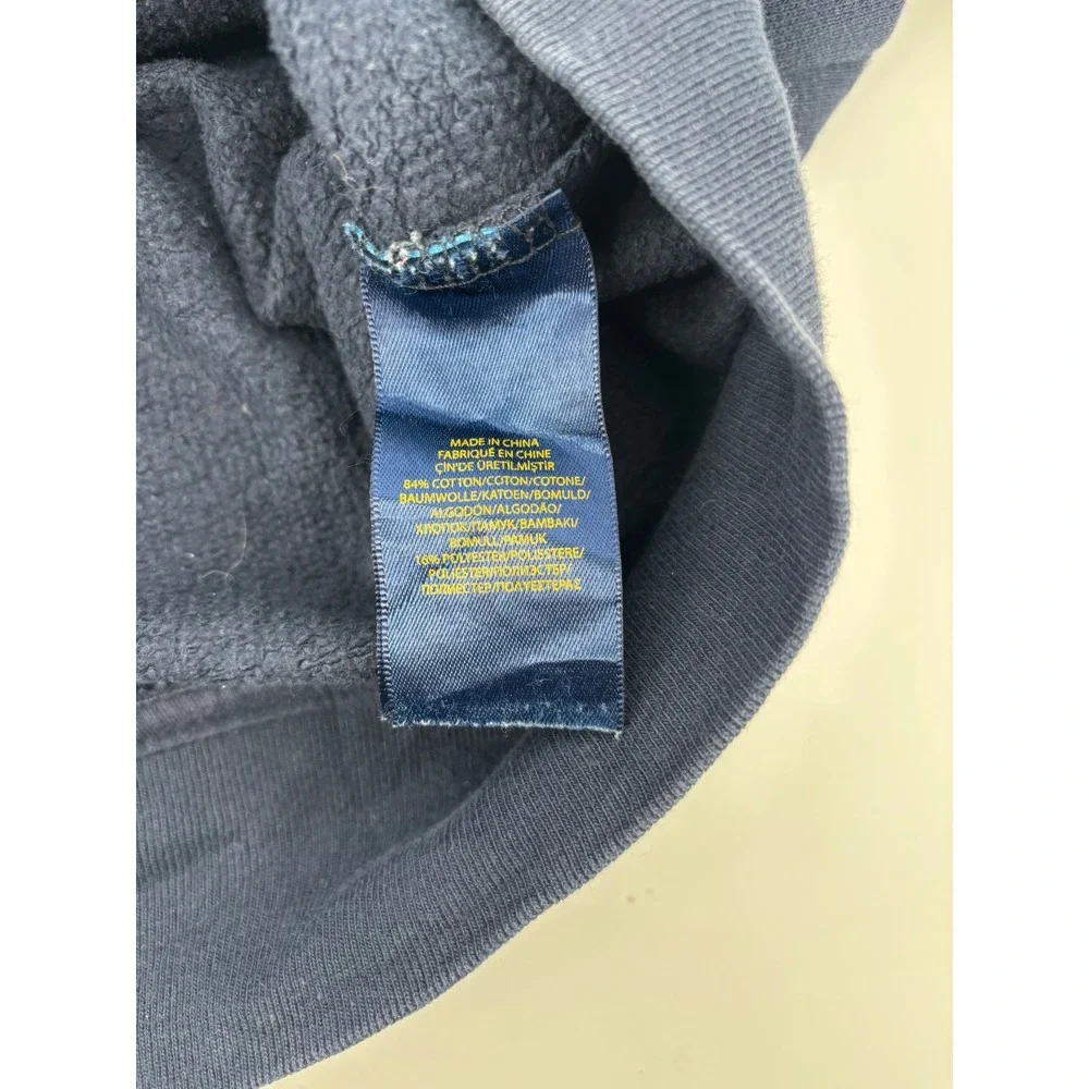 Polo Ralph Lauren Mens XL Navy Blue American Flag Full Zip Hoodie Sweatshirt